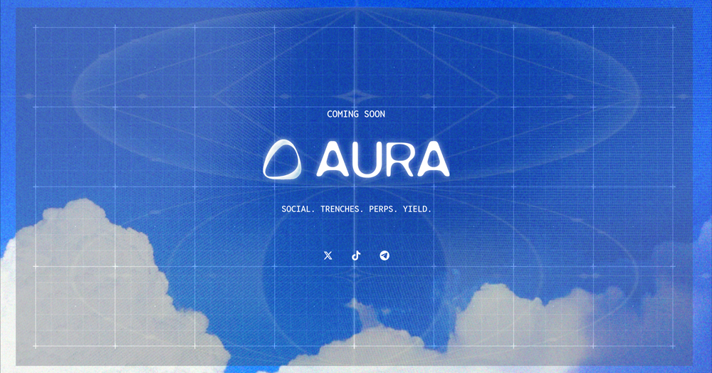 Screenshot of Aura website