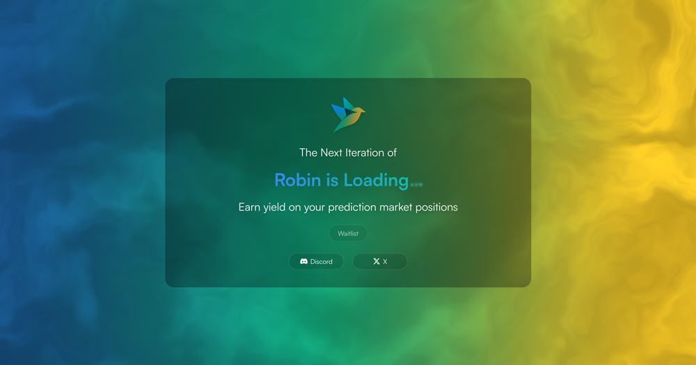 Screenshot of Robin website